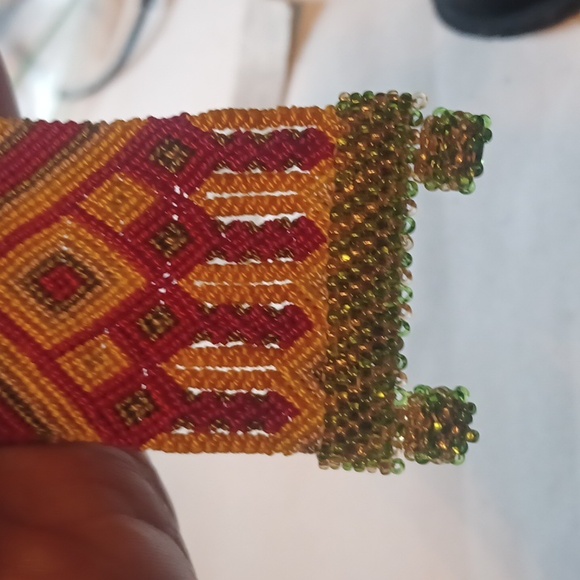 HANDMADE ARTESIAN/TRIBAL BRACELET - Picture 3 of 3